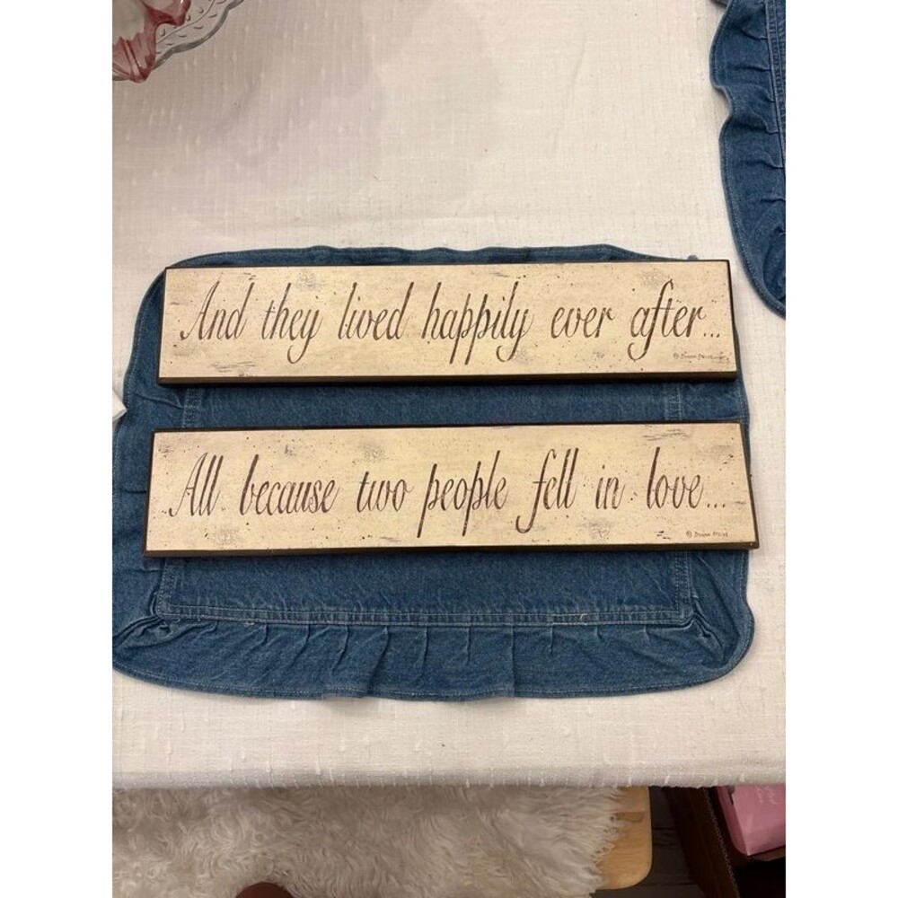 Two Wall Decor Signs
